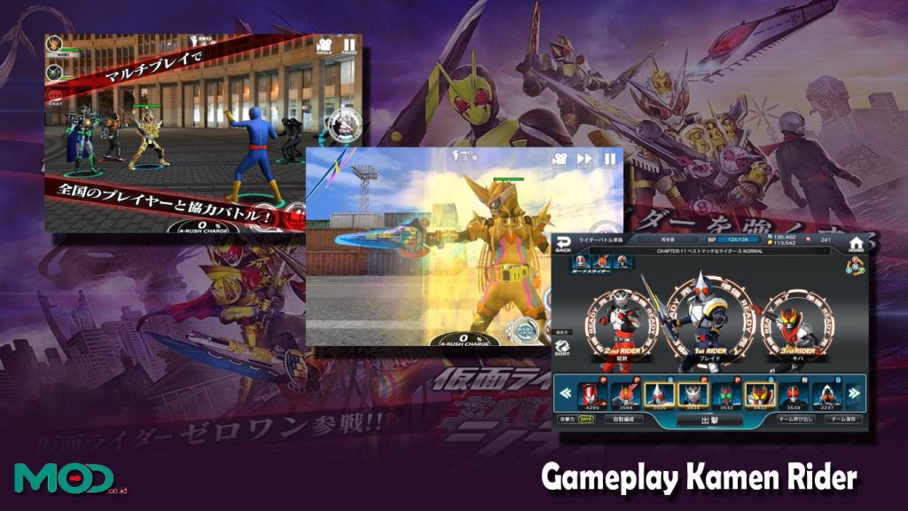Gameplay Kamen Rider