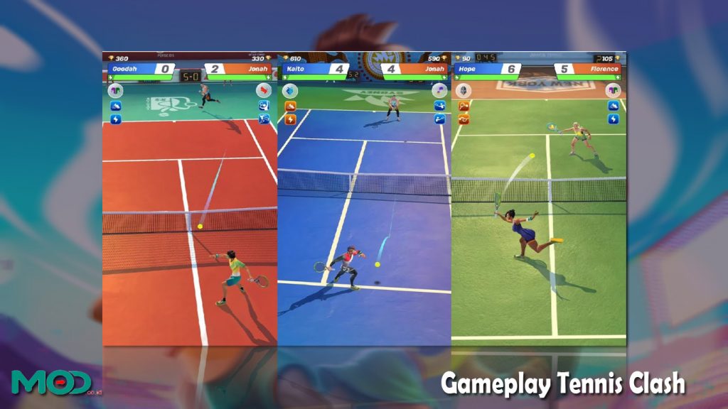Gameplay Tennis Clash