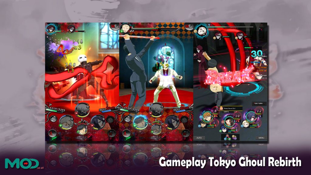 Gameplay Tokyo Ghoul Rebirth