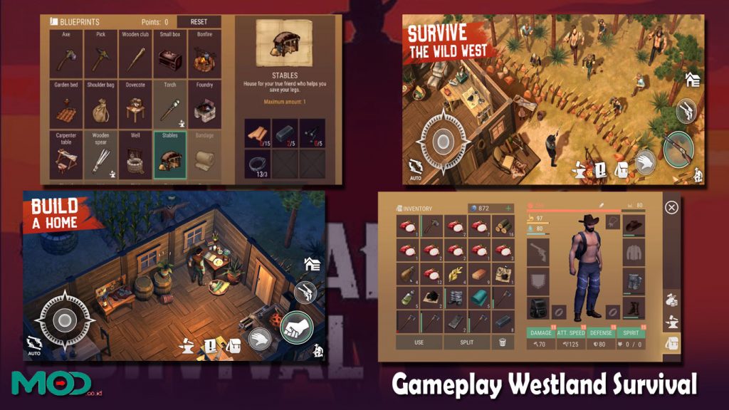 Gameplay Westland Survival