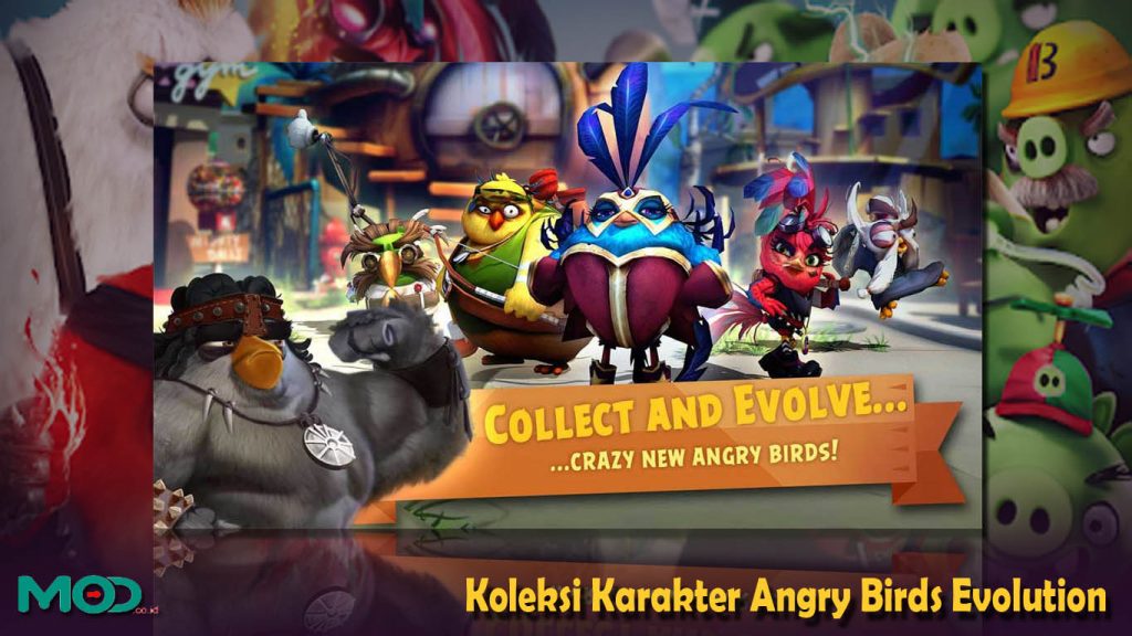 Koleksi Karakter Angry Birds Evolution